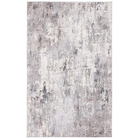 Safavieh 5 ft. 3 in. x 7 ft. 6 in. Vogue Power Loomed Rectangle Area Rug Gray & Ivory VGE152F-5